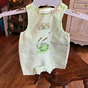 Specialty Baby size 3/6 month boys shortalls